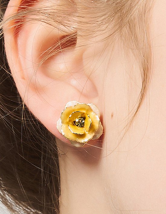 [다나버튼] 로지나 헤이즈 꽃 귀걸이