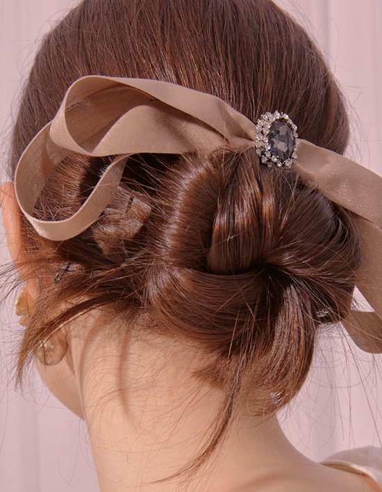 [다나버튼] 벨리타 리본 헤어핀