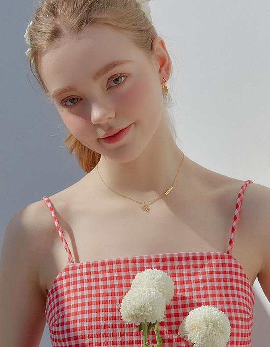 [다나버튼] 포르뚜나 클로버 귀걸이