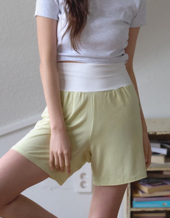 [엣프터] 라라트렁크 하이웨스트(여자 트렁크팬티 여성 사각팬티 홈웨어 반바지)