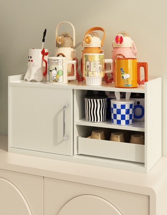 [호랑소랑] 주방 멀티 슬라이딩 수납장 (단품)