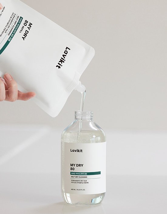 [라비킷] 마이드라이80 홈 드라이 세제 480ml 리필