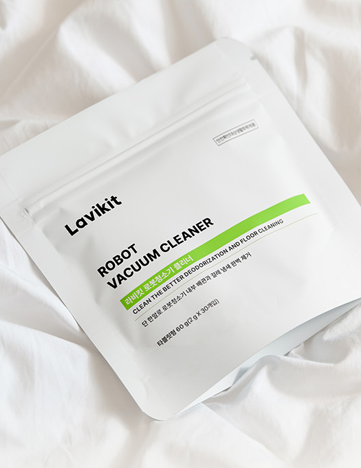 [라비킷] 로봇청소기 클리너 내부청소용 세제 30개입