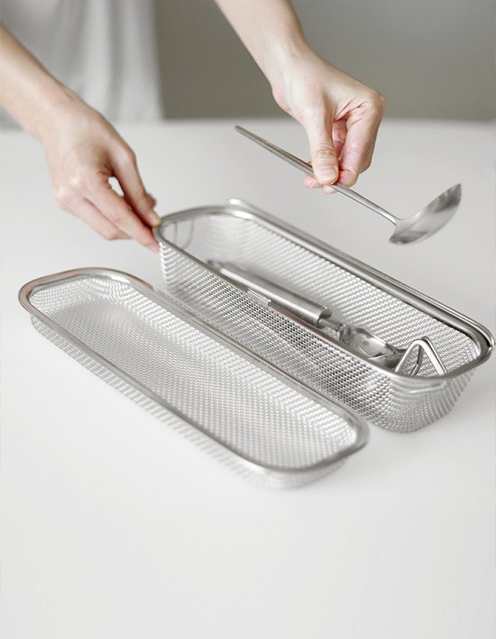 [리본제이]304 스텐 식기세척기 바스켓 L (완전분리형)