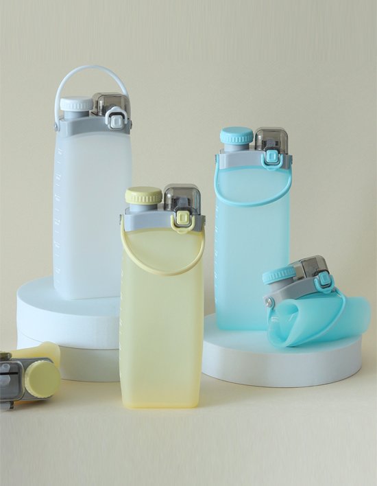 [리본제이]무디타 접이식 롤업 텀블러 물통 600ml 3종 택1