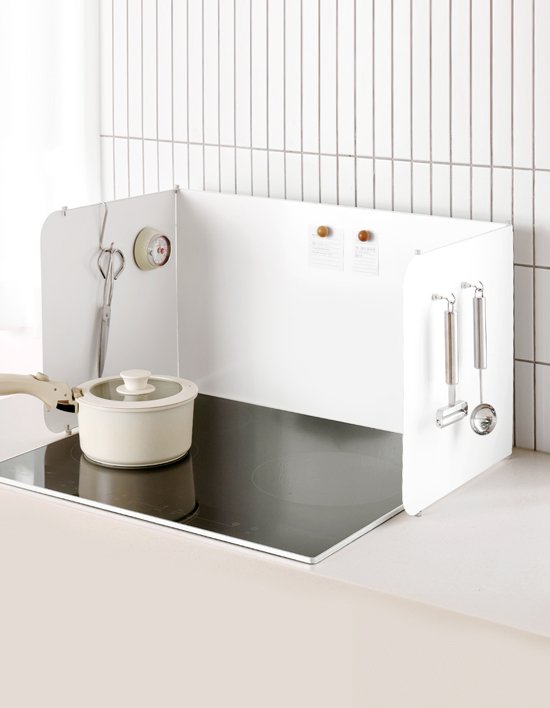 [리본제이]무디타 이지클린 세라믹 코팅 가스렌지 가드 인덕션 가림막