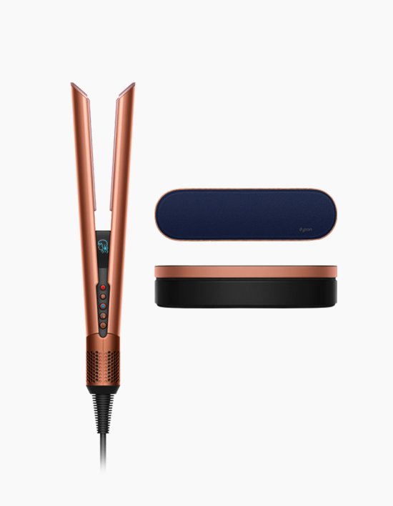 [다이슨] 에어스트레이트 스트레이트너 (앰버 실크/핑크 샴페인)와 보관케이스 (단품)