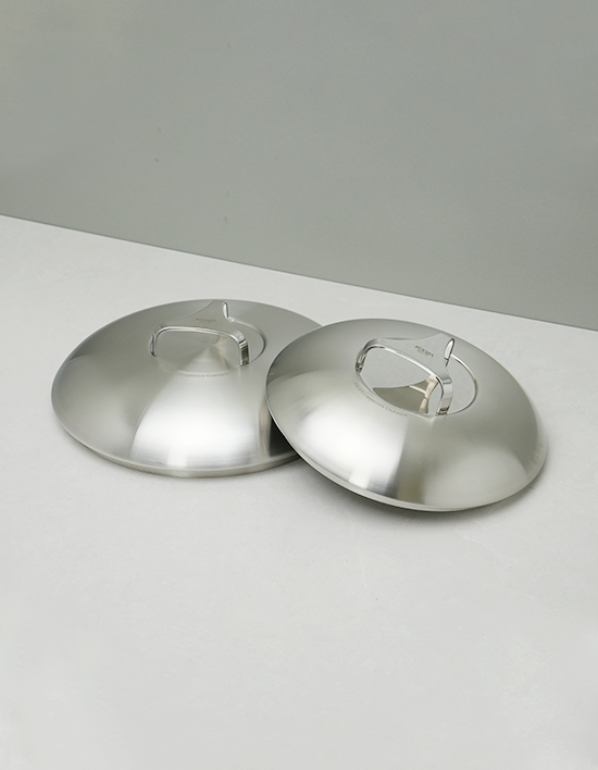 [쿠자] 커퍼코어 통5중 316 스텐 프라이팬 소테 돔커버 2종 (택1)