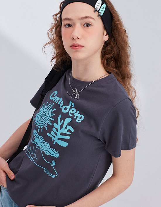 [비트윈에이앤비] 꼰떼드에떼 그래픽 티셔츠 2종 (택 1)