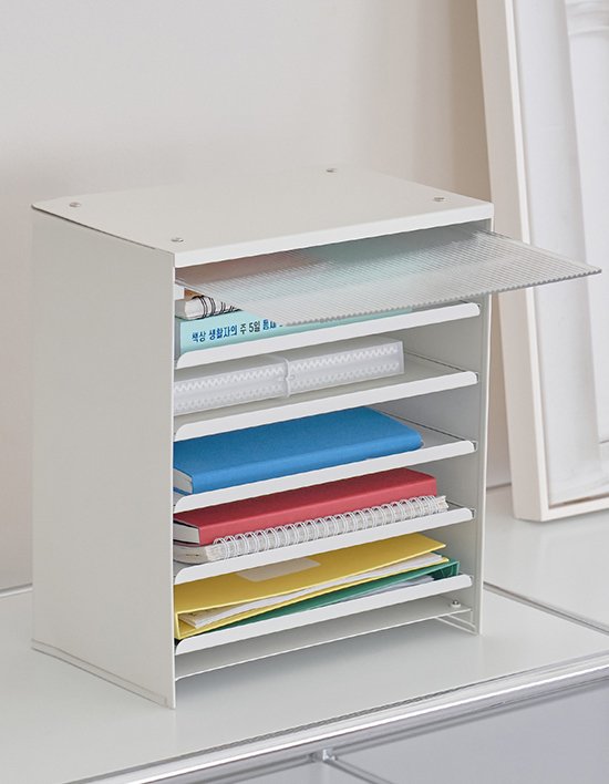 [코드리빙] 아크릴 철제수납함 영양제보관함 슬라이딩 다용도 수납 선반 2종 (택1)