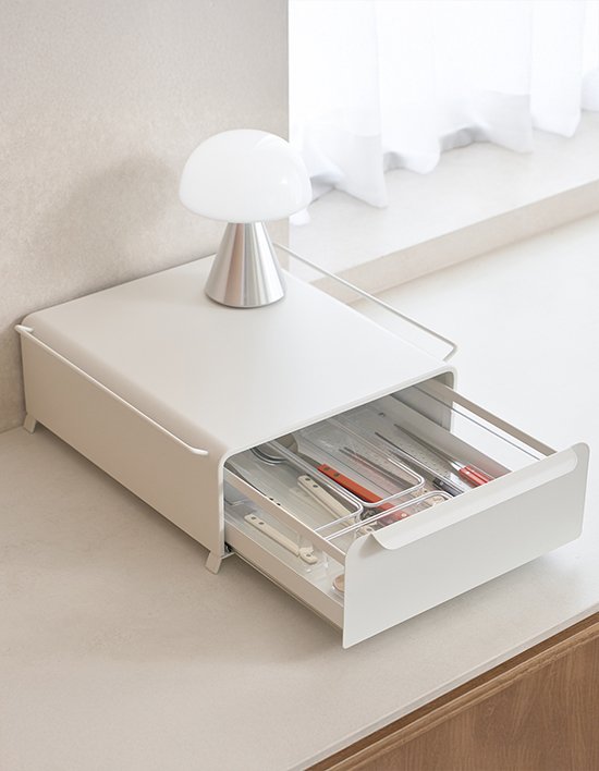 [코드리빙] 슬라이딩 영양제 보관함 식탁 주방 싱크대 수납 정리 2종 (택1)