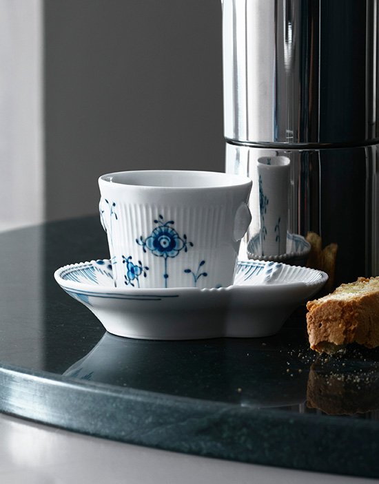 [로얄코펜하겐] 블루 엘레먼츠 에스프레소 컵앤소서 90ml_2589056 (2589056)