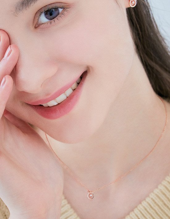 [제이에스티나] 제이리본 목걸이 (단품)