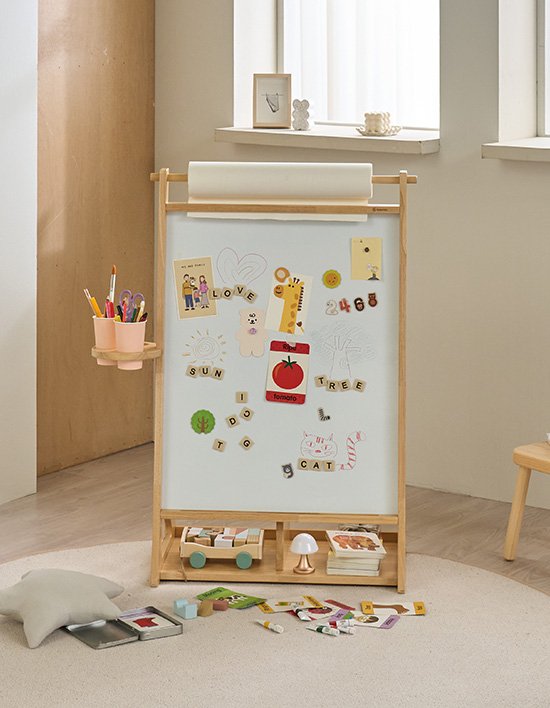 [팀버토츠] 모나 이젤보드 자석 칠판