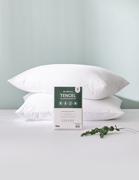 [베네베딩] 무소음 텐셀 100% 방수 베개커버 2종 (택1)