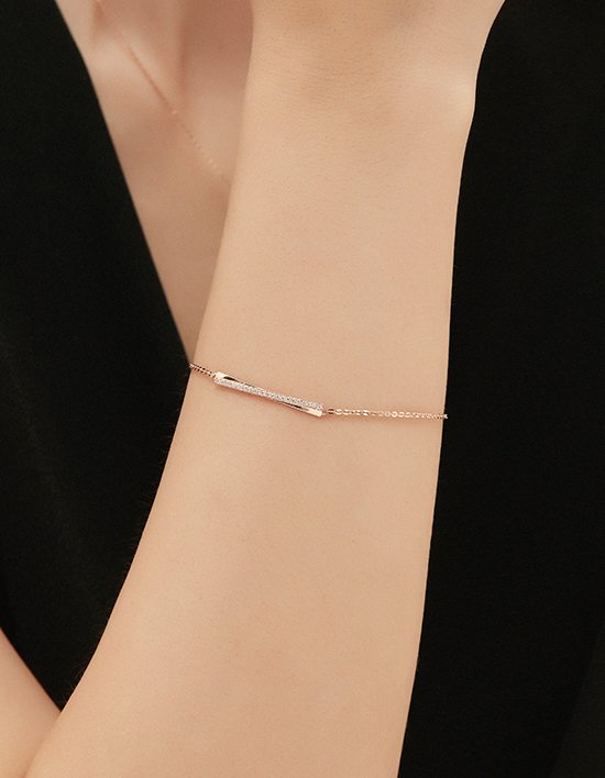 [스타일러스] (주문제작) 포레스트라인3 14K 팔찌