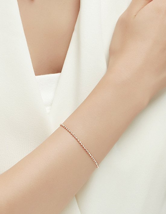 [로제도르] (주문제작) 레오나샤인 14K 팔찌