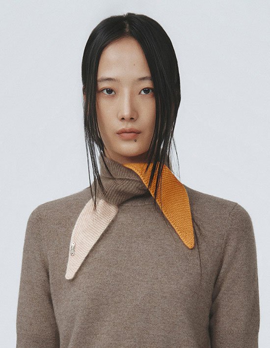 [에르흐스] 캐시미어 100% 머플러 포인트 4종 (택1)