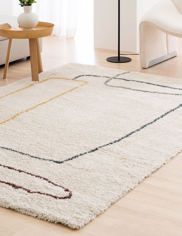 [한일카페트] 유럽직수입 드로잉 코지 거실 카페트 러그 160x230_2종