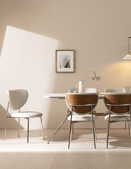 [라움에스알] 모이 식탁의자 편안한 인테리어 카페 스틸 체어 (모이체어)