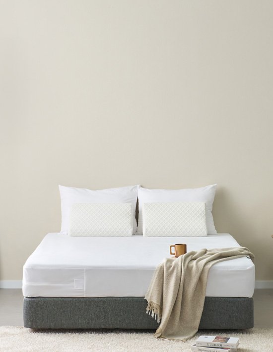 [탑베딩] 100% 진드기차단 6면 방수 매트리스커버 지퍼형 8종 (택1)