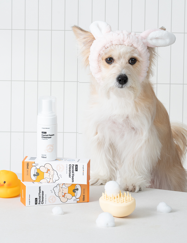 [정글몬스터] 강아지 고양이 얼굴 폼 클렌져 (100ml)