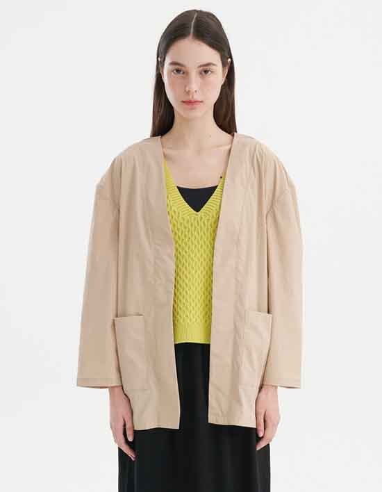 [세컨스킨] 하프기장 간절기 포켓 자켓 2종 (택일)