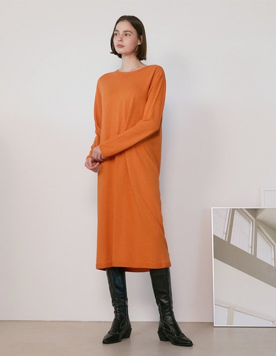 [세컨스킨] 3D 홀가먼트 에코 코튼실크 H롱 드레스 3종 (택1)