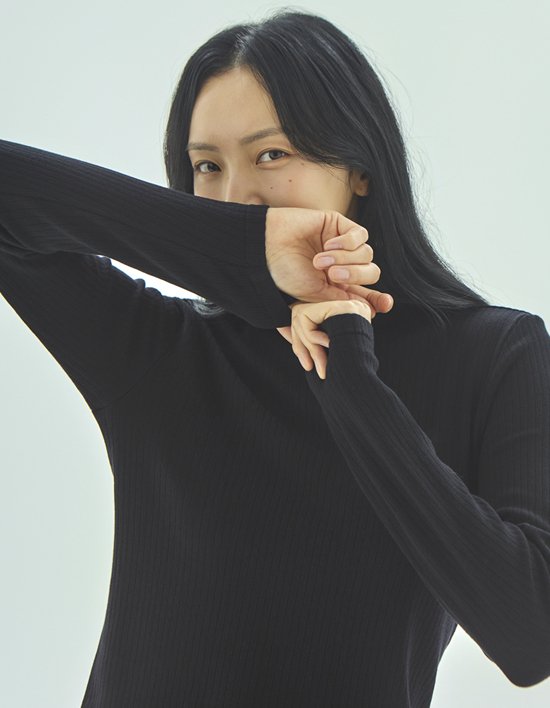 [세컨스킨] 심리스 골지발열 터틀넥 긴팔탑 3종 (택1)