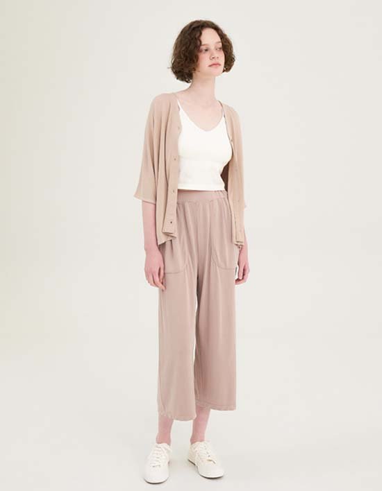 [세컨스킨] 심리스 모달 8부 팬츠 2종(택1)