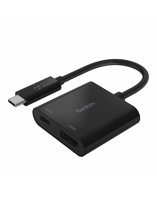 [벨킨] USB-C to HDMI + C타입 60W PD 충전 어댑터 AVC002bt