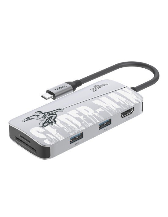 [벨킨] 마블 스파이더맨 5in1 USB C타입 멀티 허브 AVC007qcMV