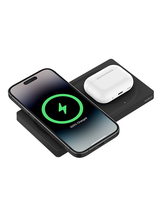 [벨킨] 2in1 맥세이프 15W 무선 충전 패드 WIZ019bt