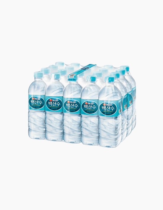 농심 백산수 330ml 60병 생수