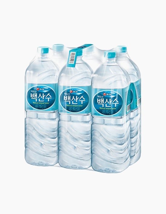 [백산수] 유라벨 2L 36병 생수 (단일상품)