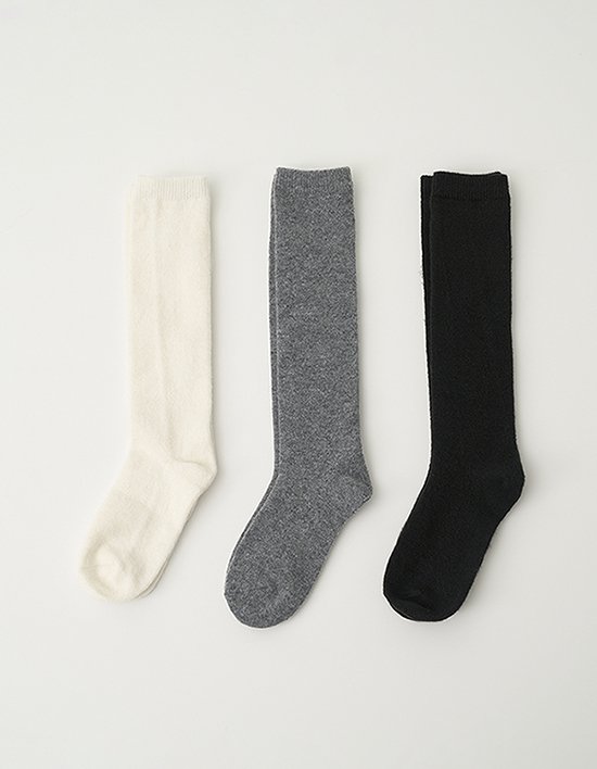 [로에일] 울 블렌드 니삭스 - 3컬러