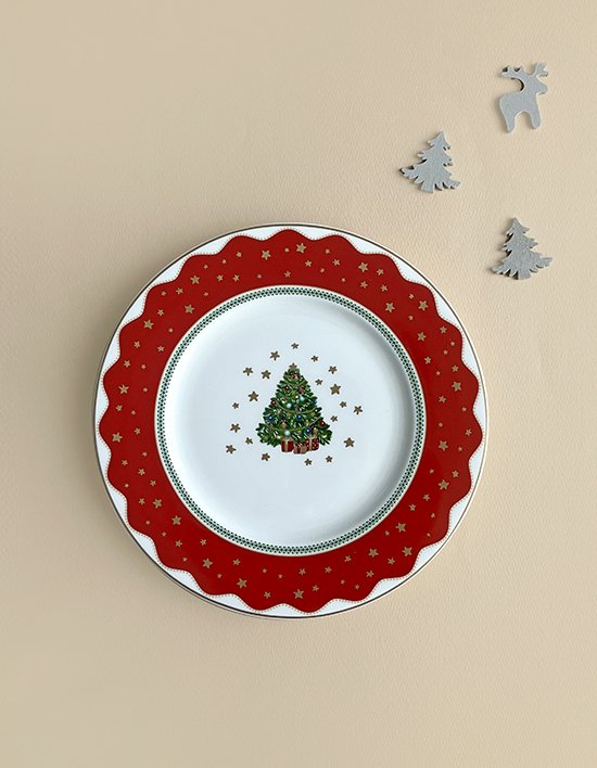 [프라우나] 크리스마스 마이노엘 8인치 접시