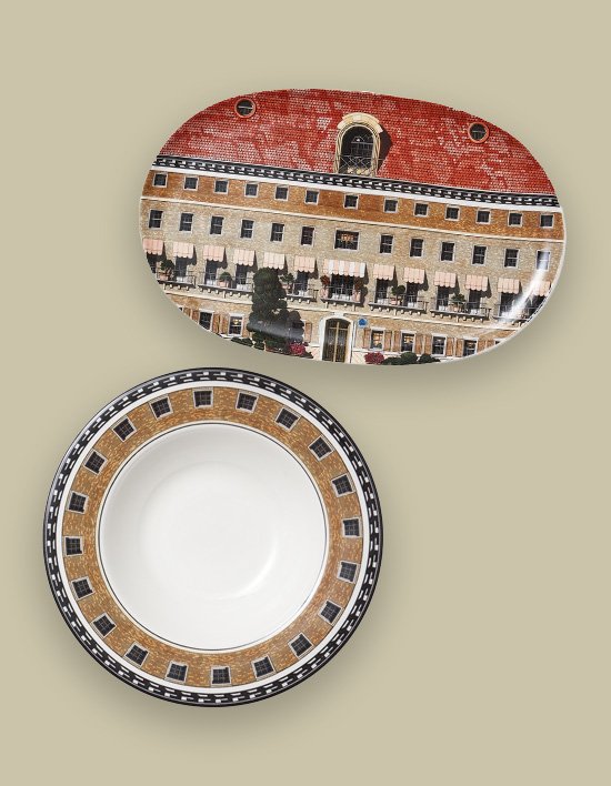 [프라우나X티보에렘] 아키텍처 컬렉션 호텔 판톰 파스타볼 & 트레이 2종 택1