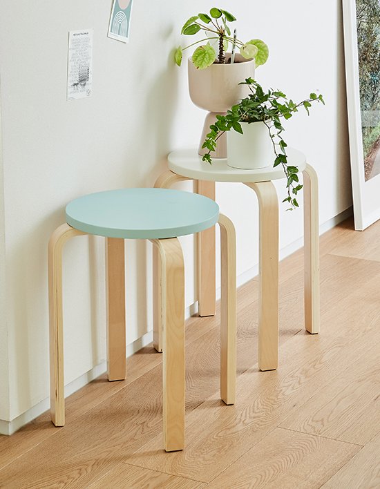 [한샘] 마리 라운드 스툴 2종 (택1)