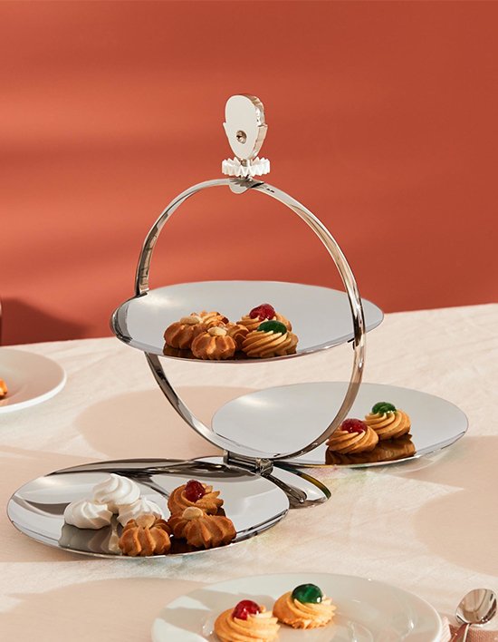 [알레시] 팻맨 접이식 케이크 스탠드 (단품)