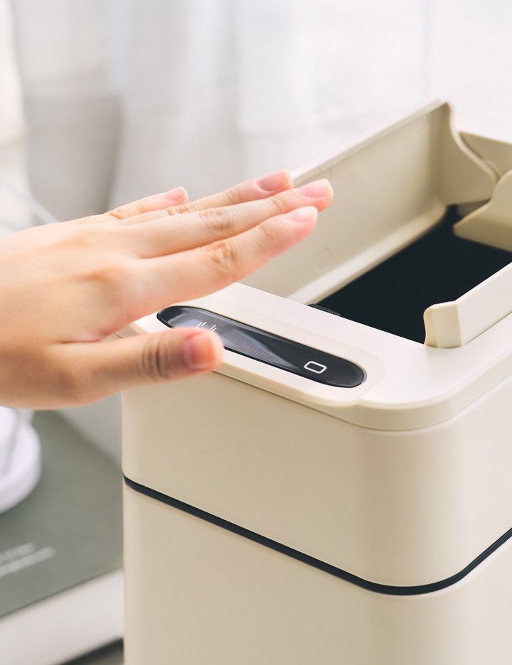 [하우스레시피] 밀리 양문형 센서 휴지통 9L/20L 2color