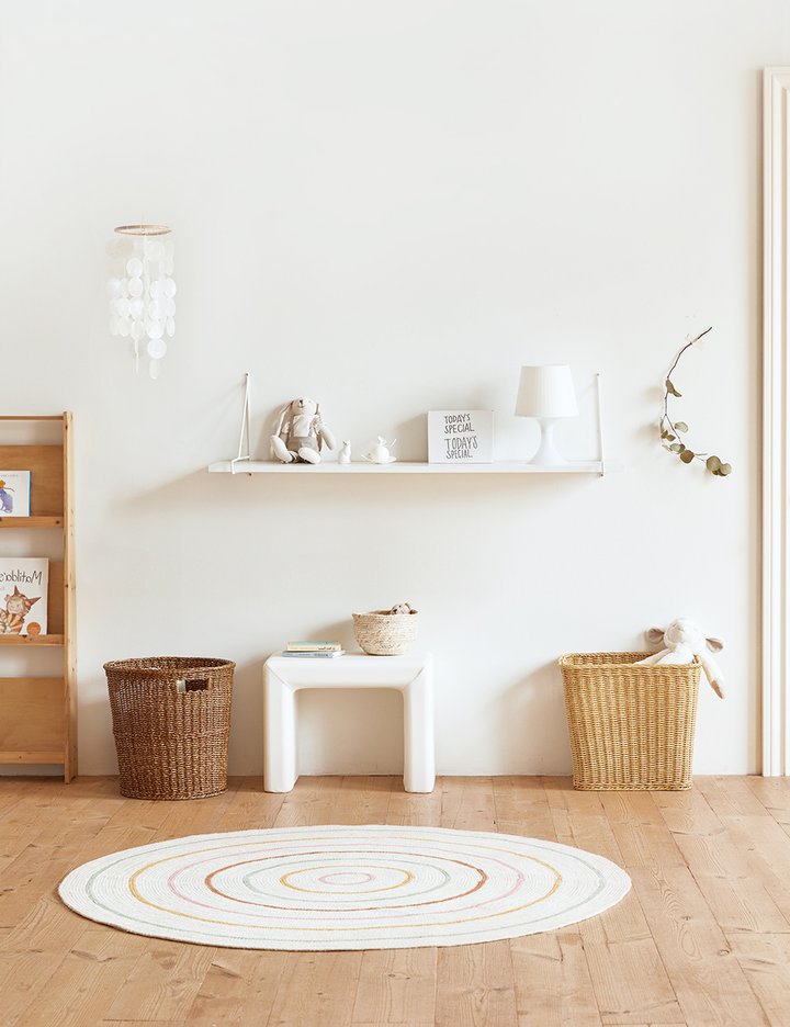 [하우스레시피] PP라탄 VER.2 원형/사각 오픈/덮개 바스켓 S/L 8종 (택1)