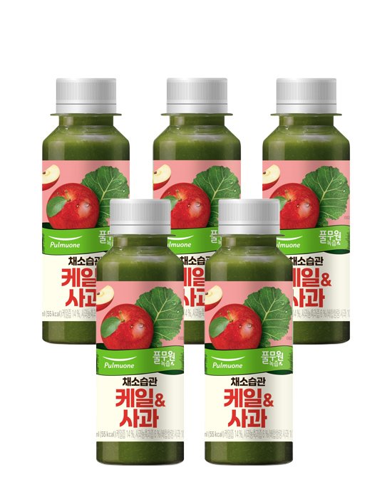 [매일배송 주3회x4주] 풀무원녹즙 케일&사과 130ml 외 4종 (월수금/12병)