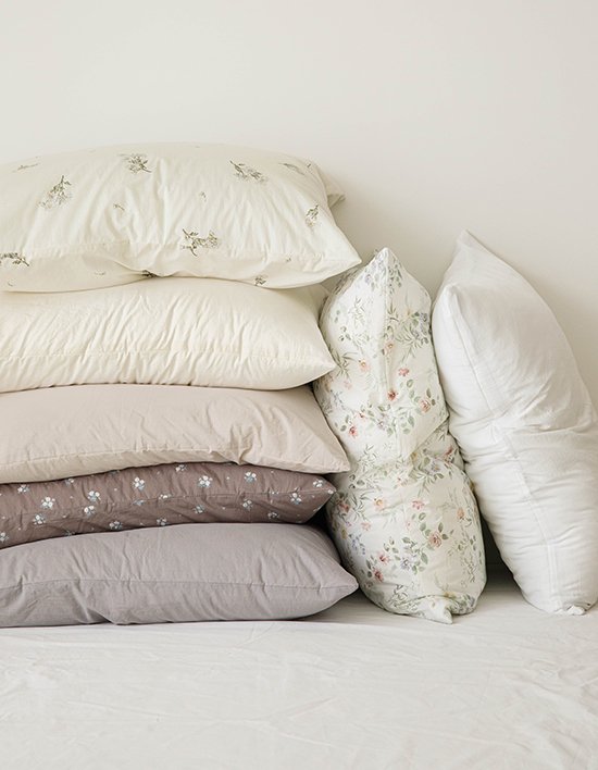 [엘레나하임] 최상의 쾌적함 100수 순면 워싱 베개커버 7종 (택1)