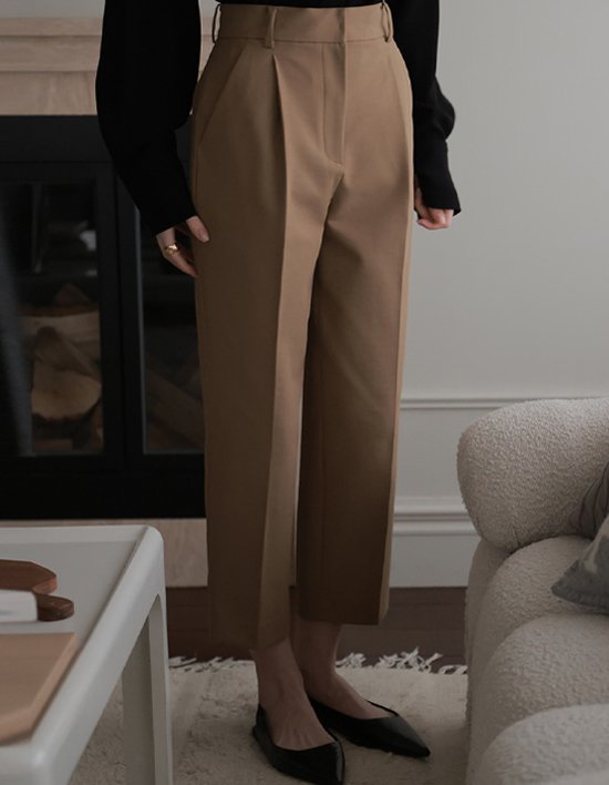 [노미나떼] 클래식 테이퍼드 팬츠 2 colors (택 1)