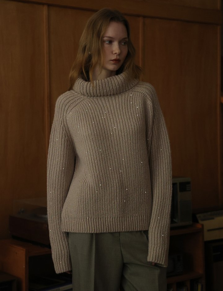 [노미나떼] 스텔라 청키 터틀 넥 니트 4 colors (택 1)