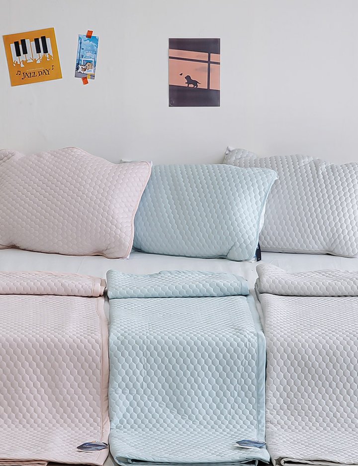 [샤이닝홈] 마인 아이쿨 냉감 3중직 침대패드 겸 카페트 S/K 2size 6종 (택1)