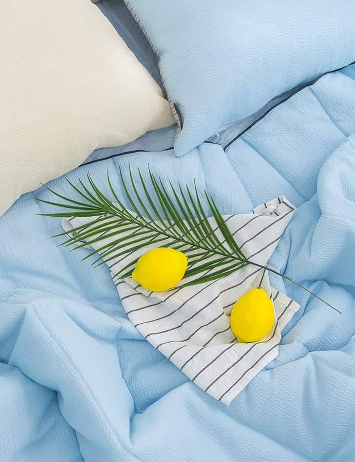 [샤이닝홈] 더블리 슈가크림 스노우리플 여름이불 SS/Q 단품&세트 5컬러 30종 (택1)