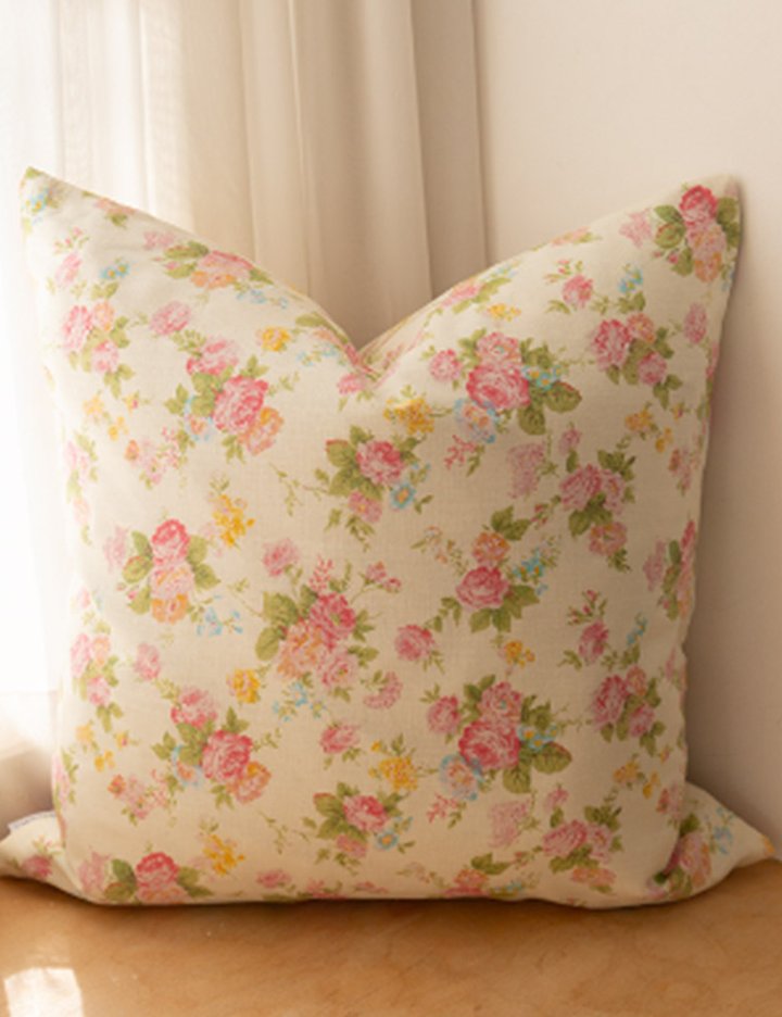 [샤이닝홈] 리버블 브리안 린넨 쿠션&방석커버(솜포함) 45x45 2종(택1)