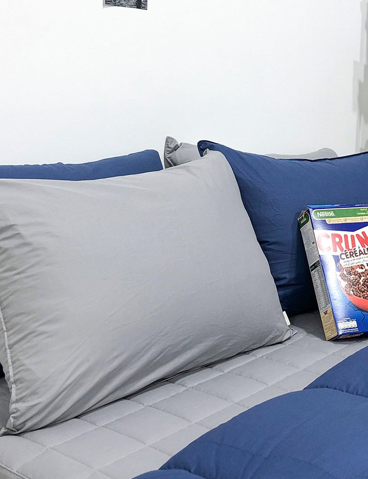 [샤이닝홈] 호텔침구 더블리 그레인 40수 순면 베개커버 50x70 5종 (택1)